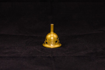 small brass bell 5 (two inches high, one and a half wide)