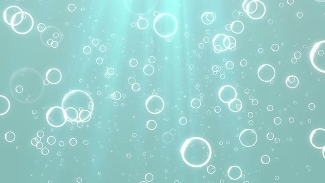 Underwater Bubbles Sun Rays Cyan, A Full HD, 1920 x 1080 Pixels, Seamlessly Looped Animation

Works with all Editing Programs

Simply Loop it for any duration
