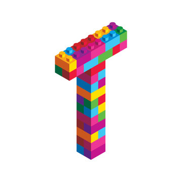 Isometric Alphabet Block