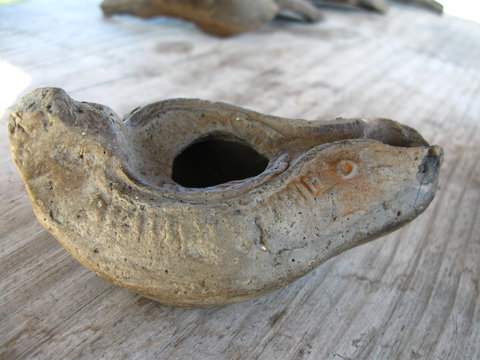 Ancient rushlight from Capidava center