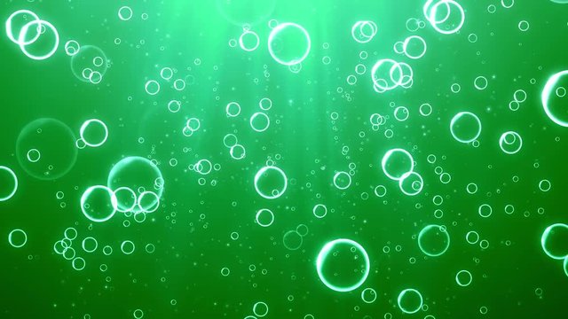 Underwater Bubbles Sun Rays Green, A Full HD, 1920 x 1080 Pixels, Seamlessly Looped Animation

Works with all Editing Programs

Simply Loop it for any duration
