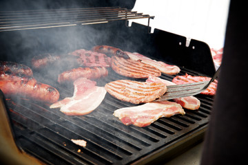 Barbecue close up