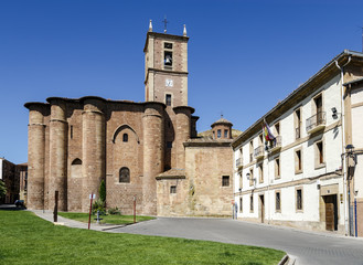 Fototapeta na wymiar Santa Maria la Real monastery, Najera, Navarre