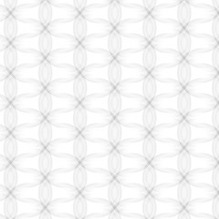Fototapeta premium Vector abstract pattern seamless. white texture. floral row flower zigzag.