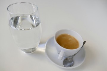 cup of fresh hot tasty coffee