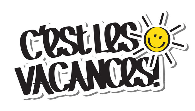 Tag Graffiti Vecteur C&rsquo;EST LES VACANCES