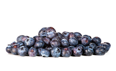 Group of fresh blueberries