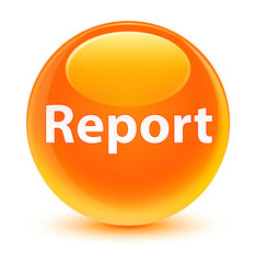 Report glassy orange round button