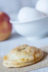 Autumn Apple Hand Pie With Eggs Vertical