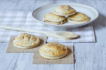 Apple Hand Pies With Wood Spoon