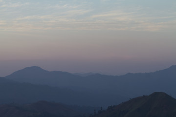 A morning  Thong Pha Phum National Park.