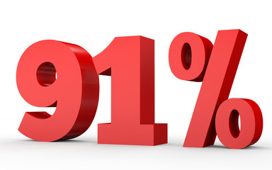 Ninety one percent off. Discount 91 %.