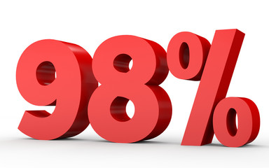 Ninety eight percent off. Discount 98 %.