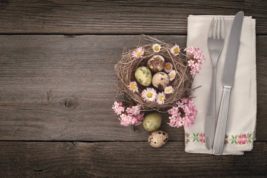 Easter table setting