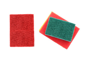 Fototapeta premium Cleaners isolated on white background.