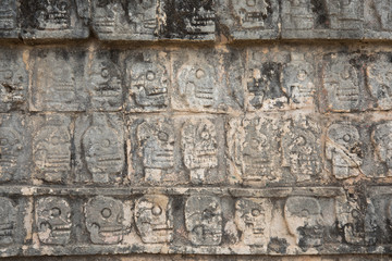 Mayan pyramid Chichen Itza during early morning. Chichen Itza, Mexico.