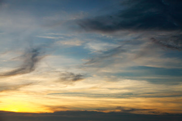 Fototapeta premium Blue sky with cloud.