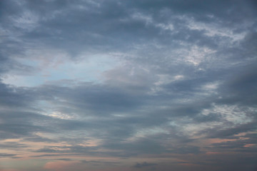 Blue sky with cloud.