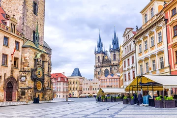 Gartenposter Old Town Square in Prague, Czech Republic © dimbar76
