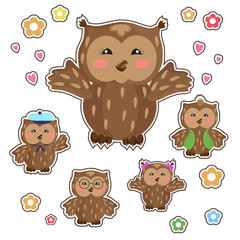 Сова и маленькие совы