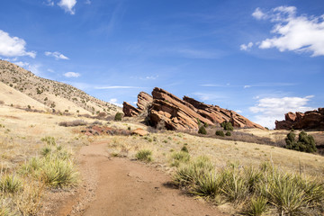 Hiking Trail at Red Rocks Park in Denver, Colorado


