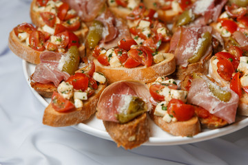 Photo of plate with appetizers
