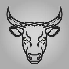 Bull head icon.