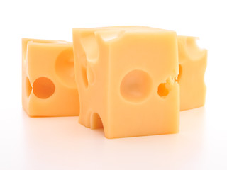 cheese isolated on white background cutout