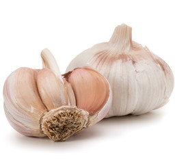 Garlic bulb isolated on white background cutout