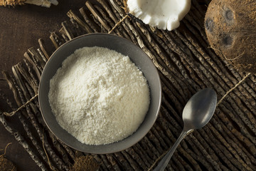 Raw Organic Dry White Coconut Flour