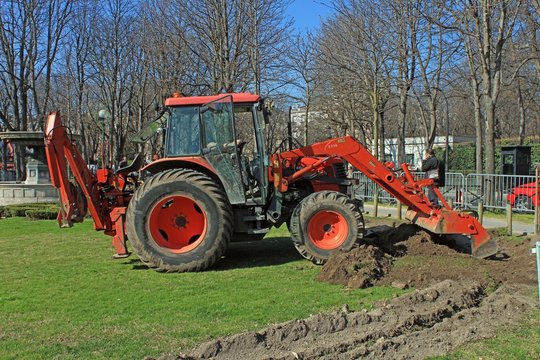 Engin de travaux, Pelleteuse 