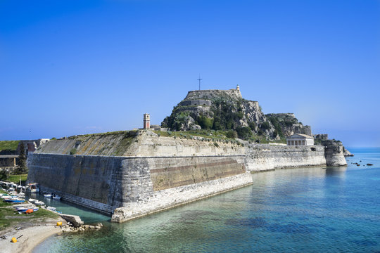 Old fortress of Corfu island, Greece