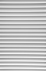 photo of white slats in the closed position because of the sunlight