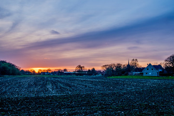 background image at sunset with amazing colors