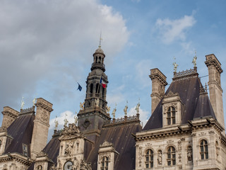 Fototapeta premium The City Hall in Paris, France
