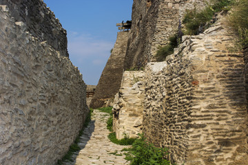 Interior defensive walls at Deva fortress
