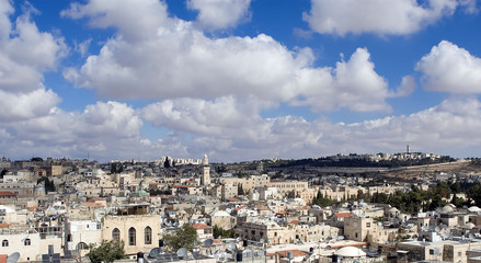 Fototapeta na wymiar Old city of Jerusalem