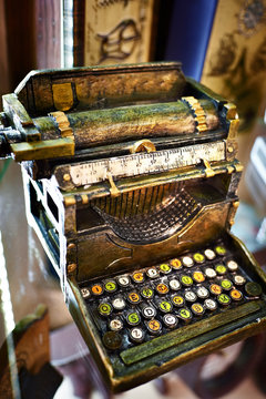 Model of typewriter