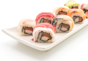 mixed sushi roll - japanese food style