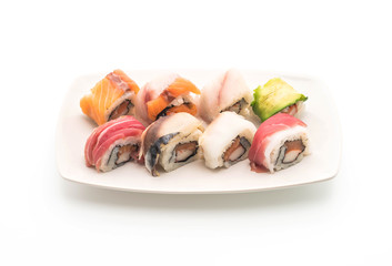 mixed sushi roll - japanese food style