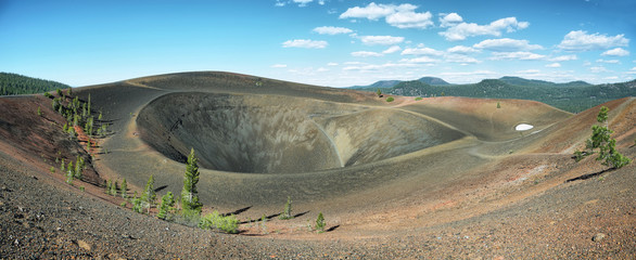 Crater of Cinder Cone, Lassen Volcanic National Park