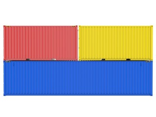 Shipping Container isolated