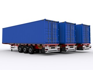 Shipping Container isolated