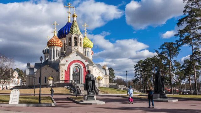 Church of the Holy Igor of Chernigov (Moscow). Time Lapse