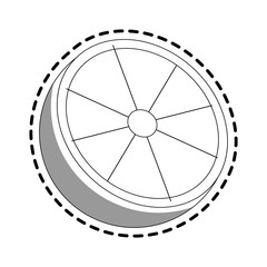 Fototapeta premium lime fruit icon image vector illustration design 