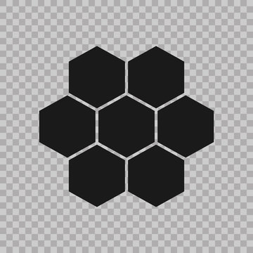 Hexogen isometric logo concept,Honeycomb vector illustration. Flat design construction style . Sign pattern. Graphic design. Fashion background abstract texture. Template for print, textile, wrapping.