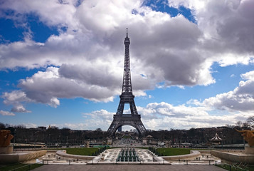 Fototapeta premium Eiffel Tower, Paris France.