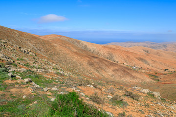 Mountains view near Betancuria village, Fuerteventura, Canary Islands, Spain