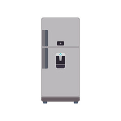 fridge household appliances vector icon illustration colored