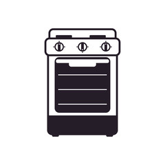 stove household appliance icon vector illustration graphic design